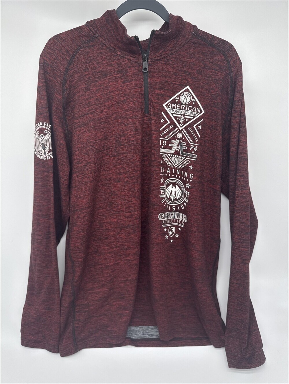 American Fighter Branded Men's Long-sleeve Half-zip Shirt Size XL  *See Pics**